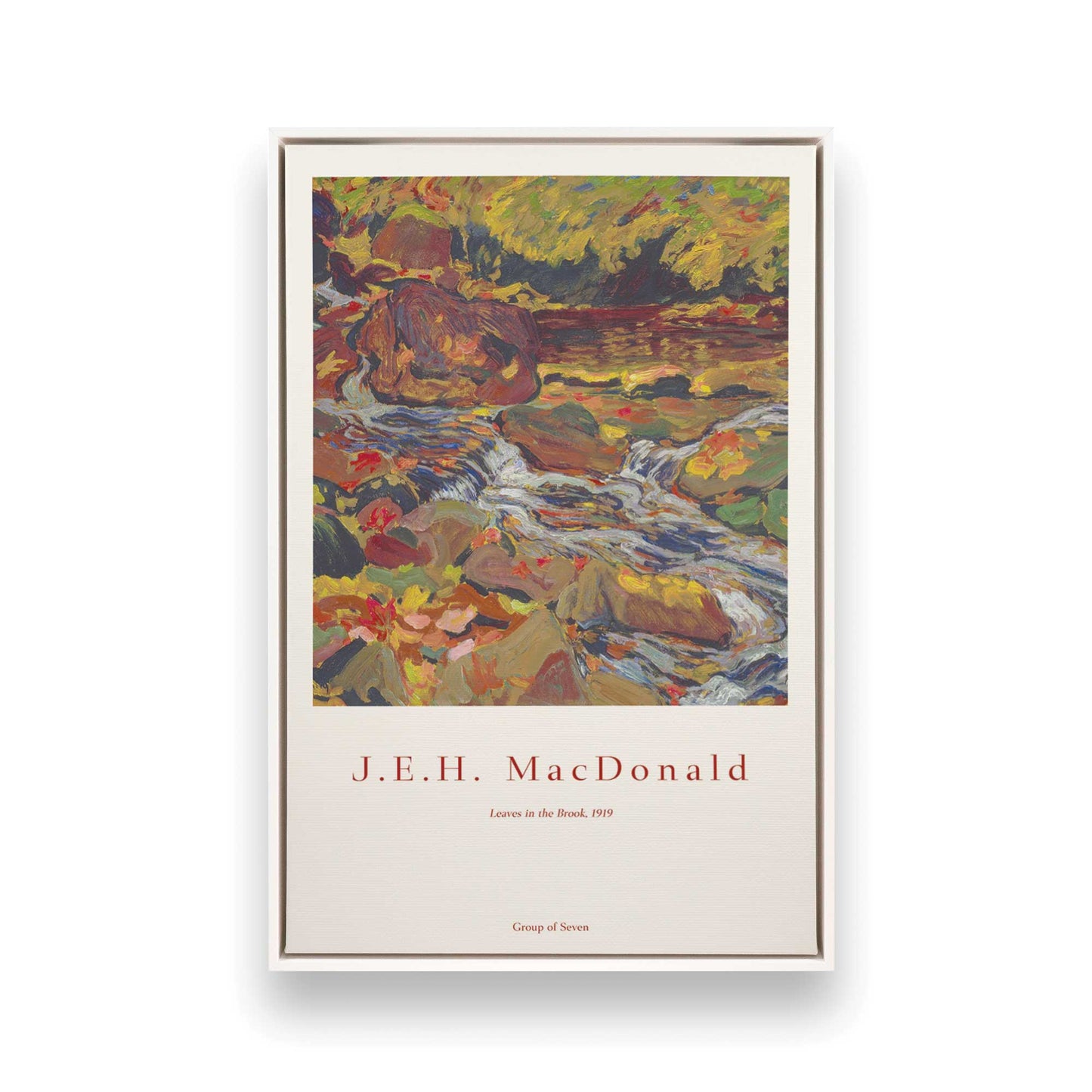 [Color:Opaque White], Picture of art in a White frame