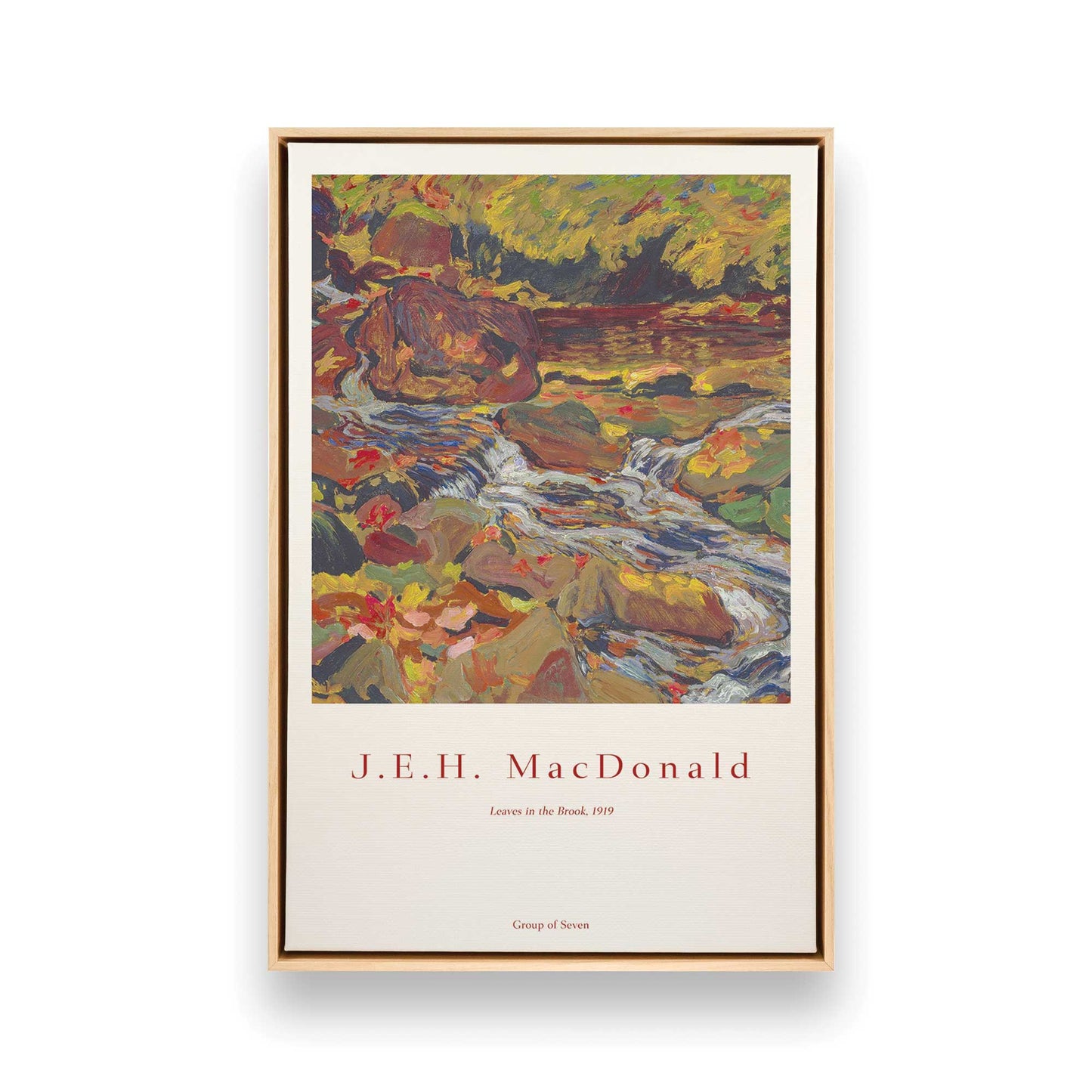 [Color:American Maple], Picture of art in a American Maple frame