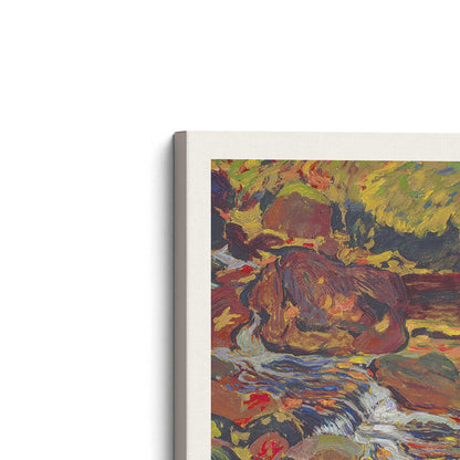 [Color:Stretched Canvas], Picture of the corner of the art
