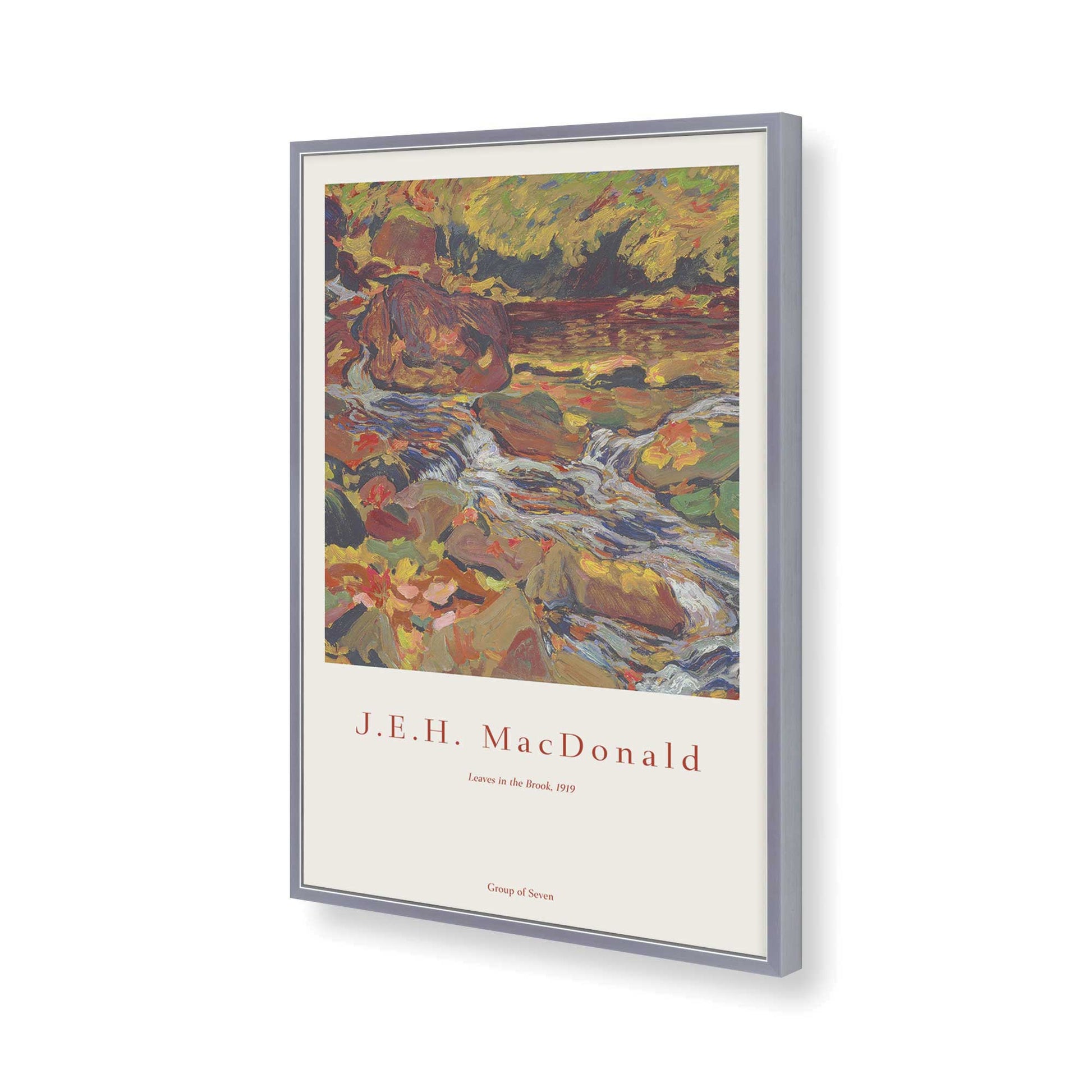 [Color:Polished Chrome], Picture of art in a Polished Chrome frame of the corner