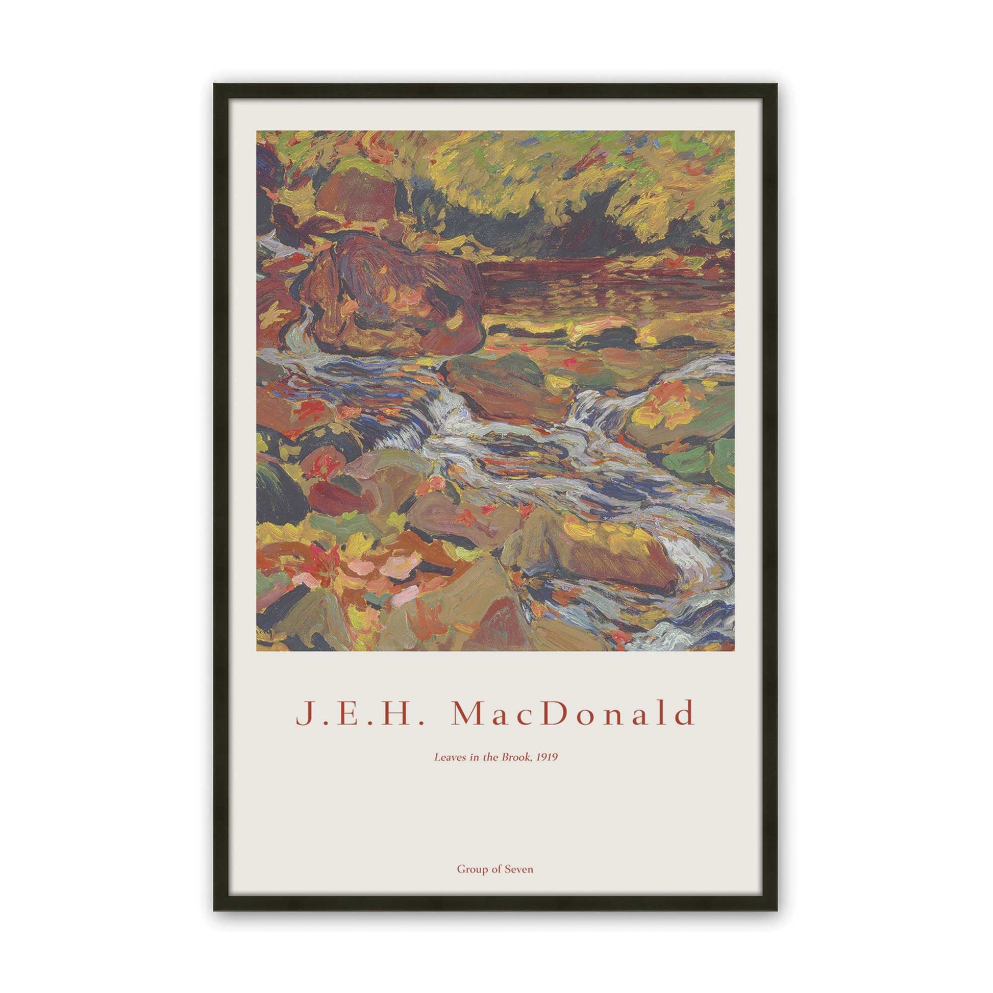 [Color:Satin Black], Picture of art in a Satin Black frame