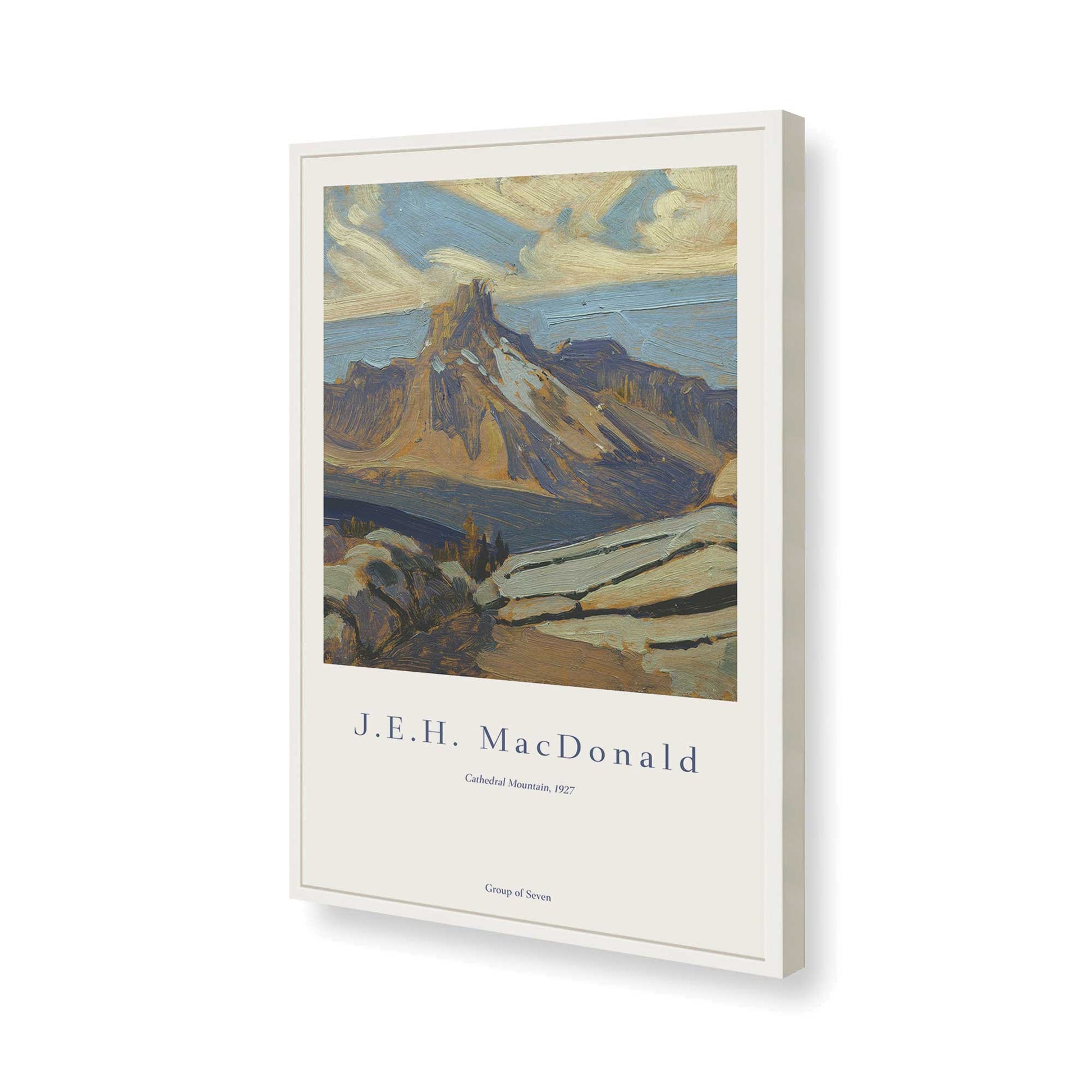 [Color:Opaque White], Picture of art in a Opaque White frame of the corner