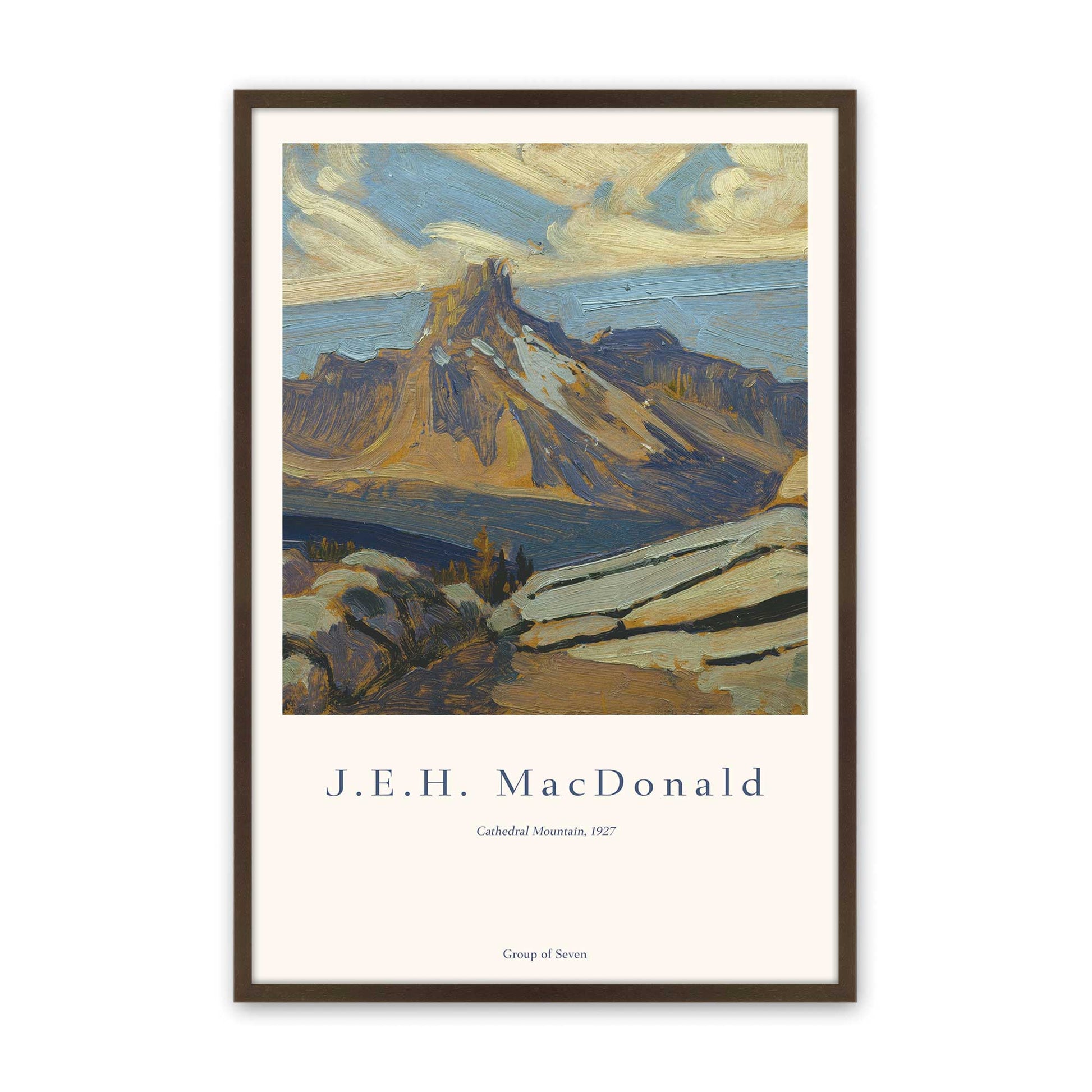 [Color:Belvinder Brown], Picture of art in a Belvinder Brown frame