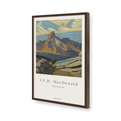 [Color:Belvinder Brown], Picture of art in a Belvinder Brown frame of the corner