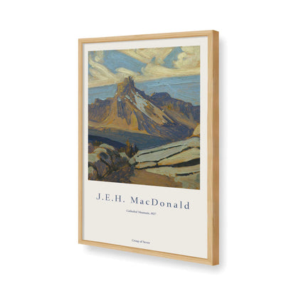 [Color:American Maple], Picture of art in a American Maple frame of the corner