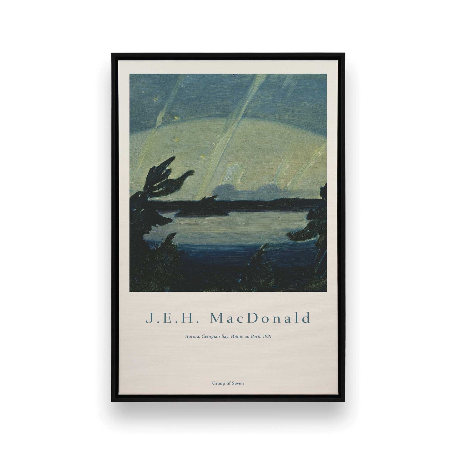 [Color:Satin Black], Picture of art in a Satin Black frame