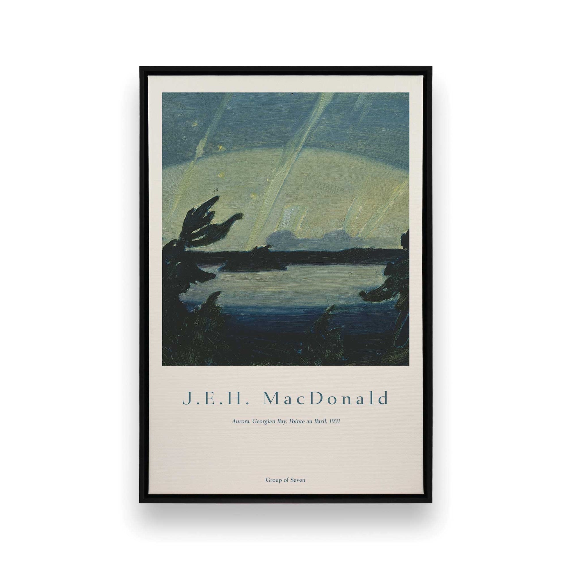 [Color:Satin Black], Picture of art in a Satin Black frame