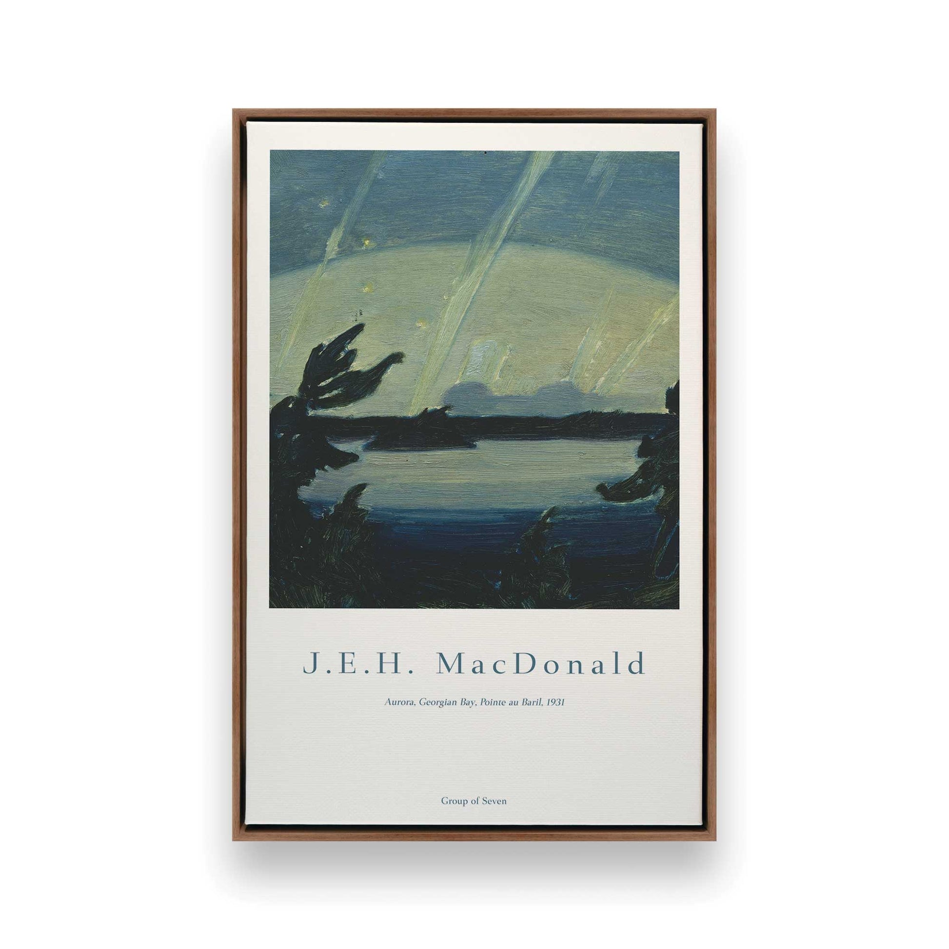 [Color:Walnut], Picture of art in a Walnut frame
