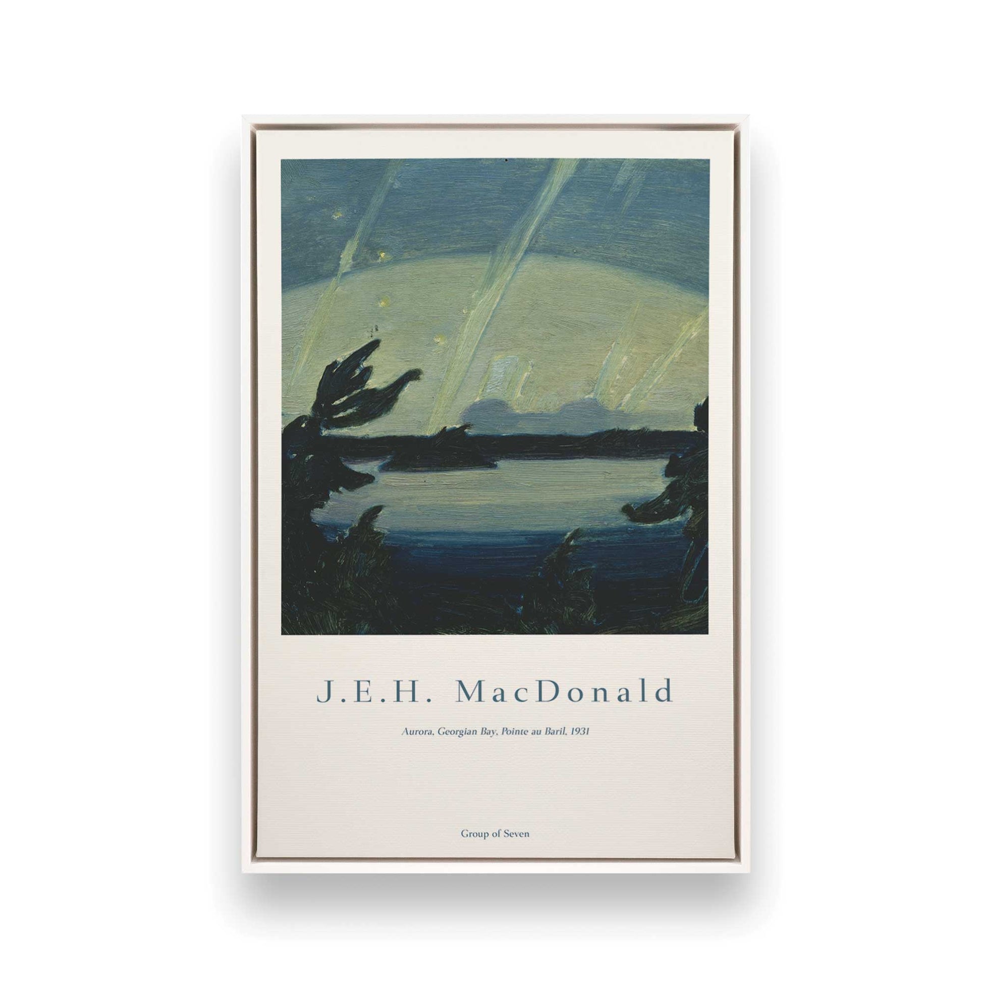 [Color:Opaque White], Picture of art in a White frame
