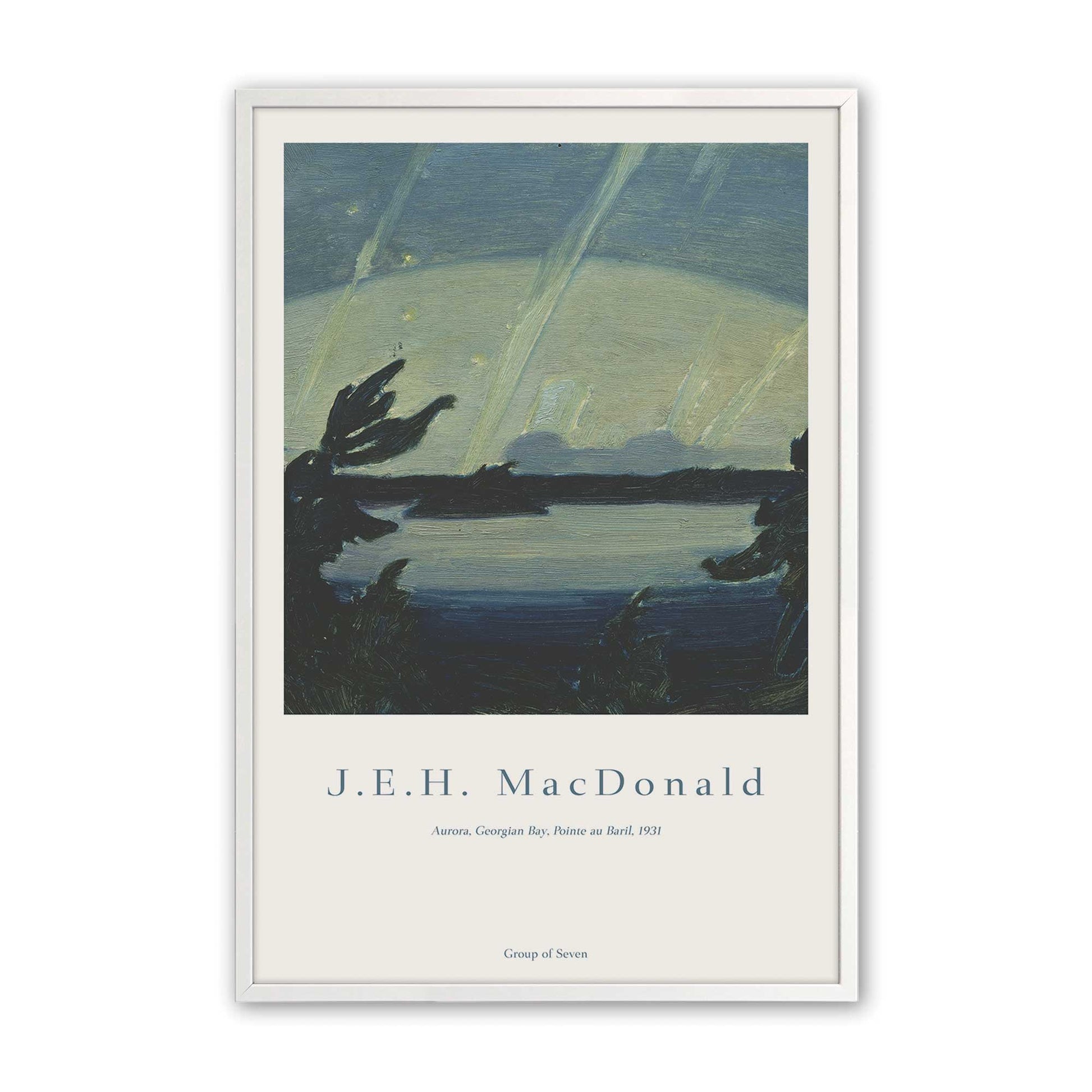 [Color:Opaque White], Picture of art in a Opaque White frame