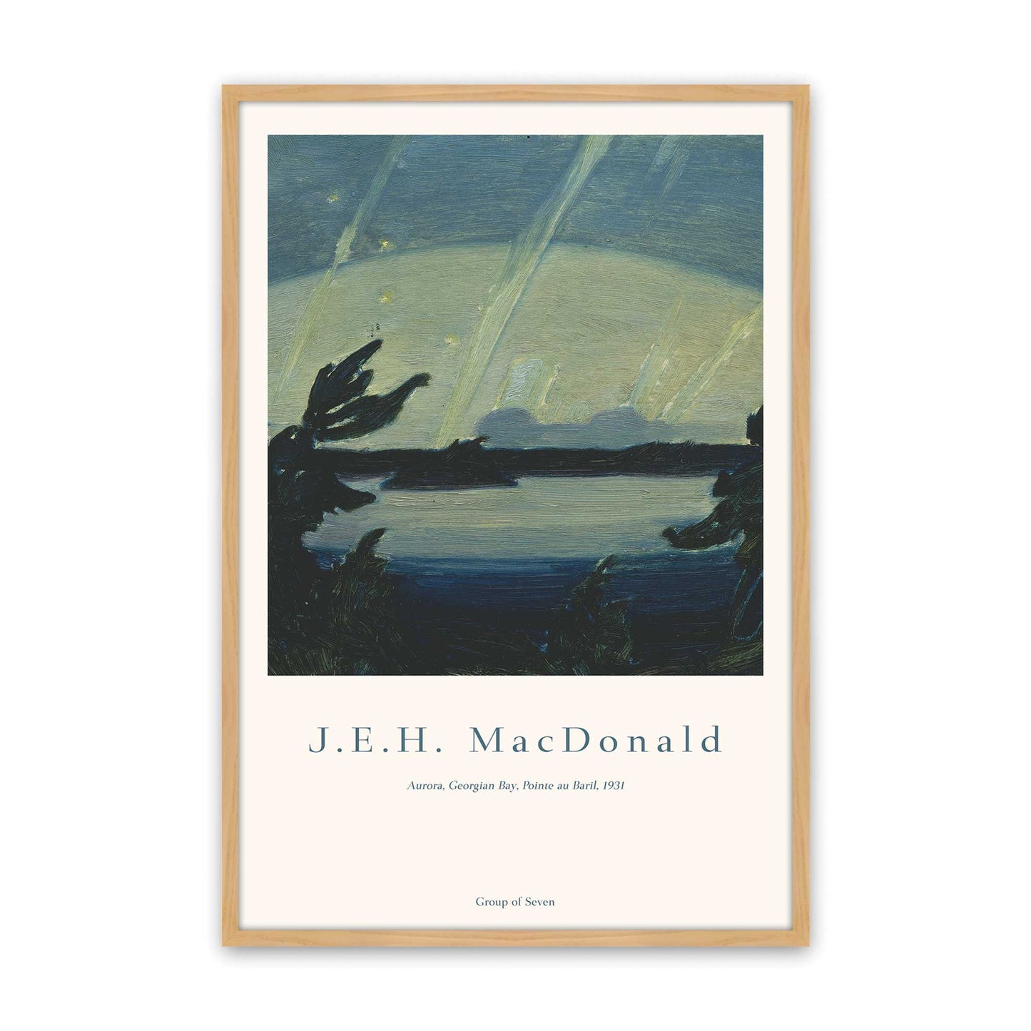[Color:American Maple], Picture of art in a American Maple frame