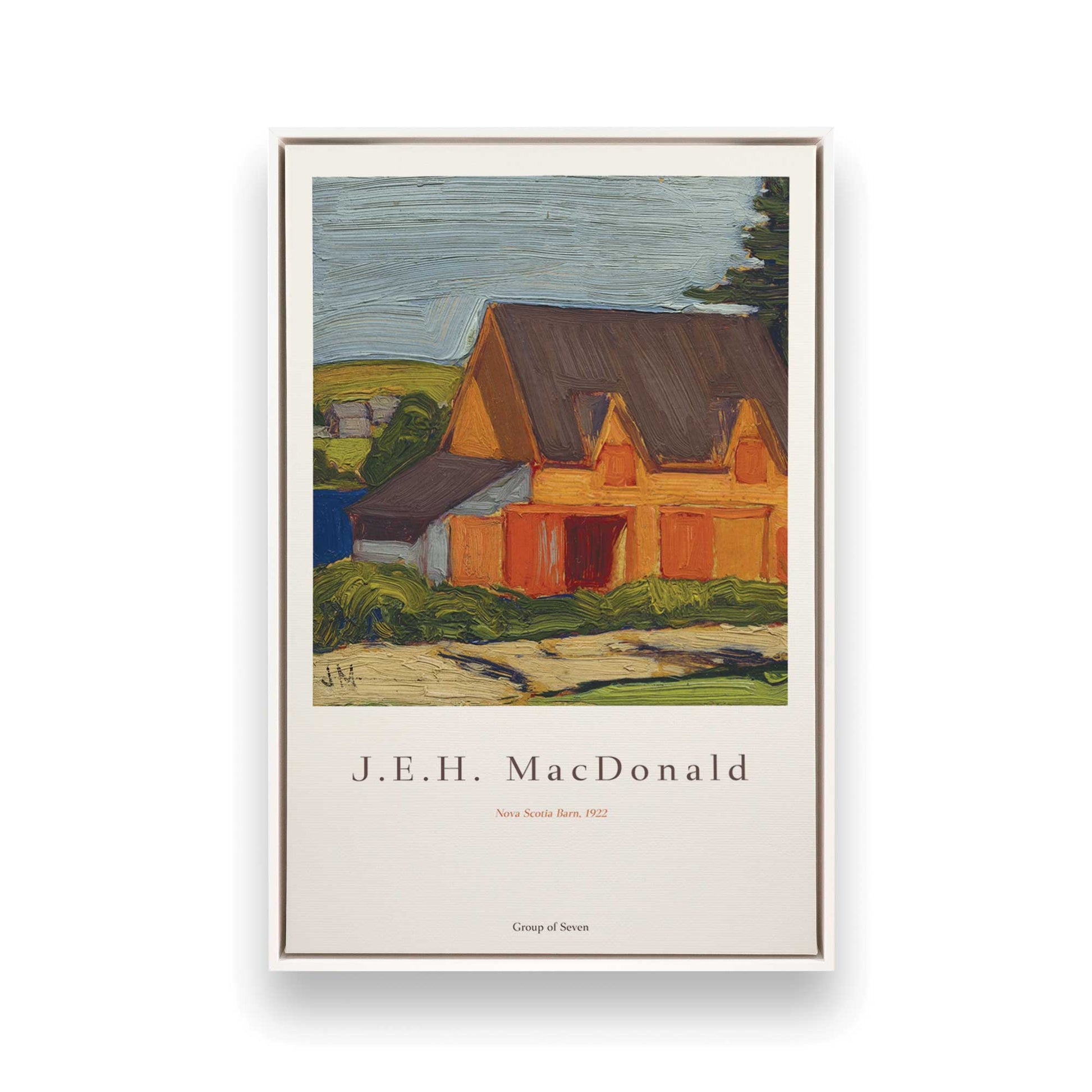 [Color:Opaque White], Picture of art in a White frame