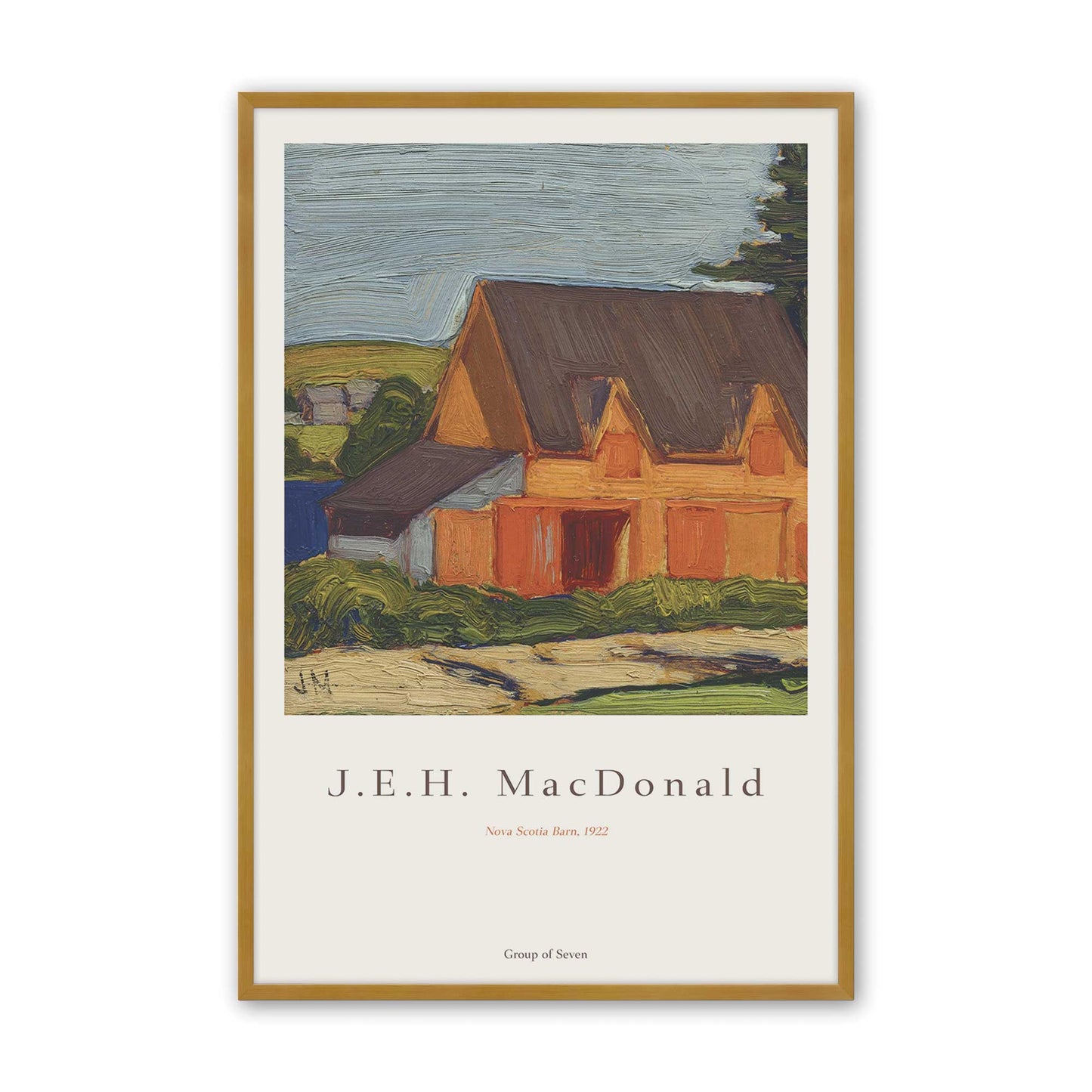 [Color:Polished Gold], Picture of art in a Polished Gold frame