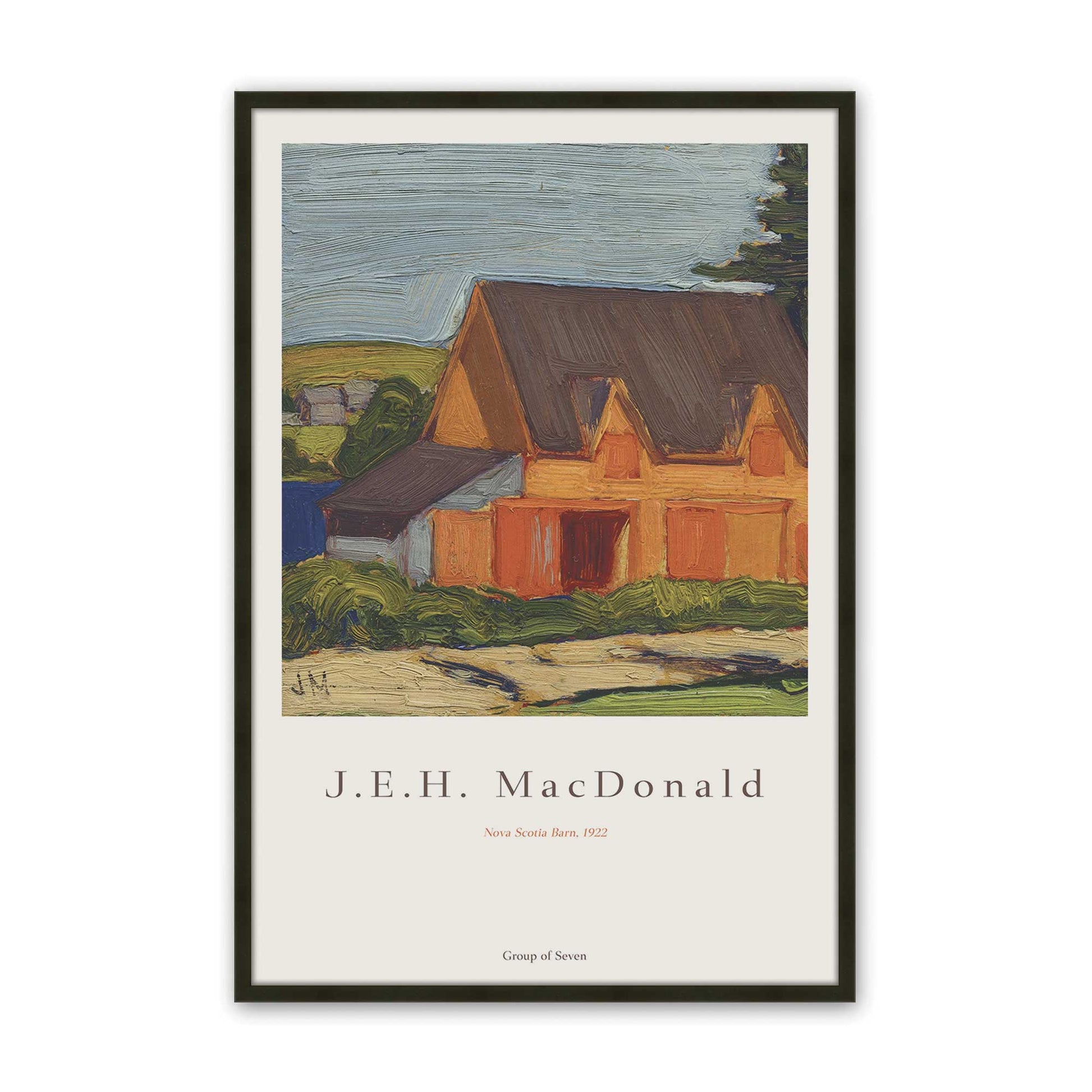 [Color:Satin Black], Picture of art in a Satin Black frame