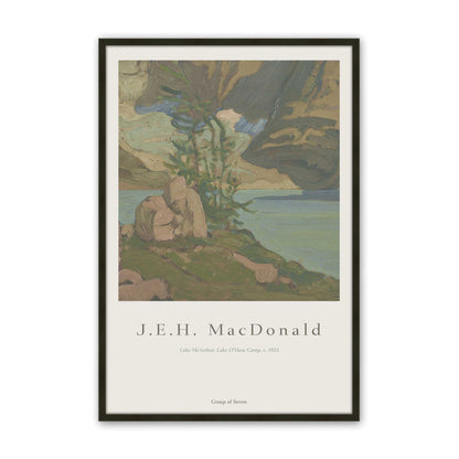 [Color:Satin Black], Picture of art in a Satin Black frame