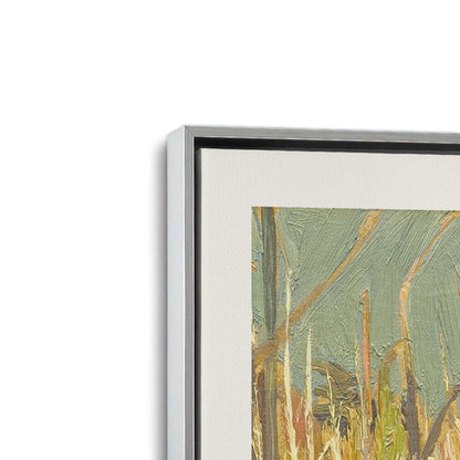 [Color:Polished Chrome], Picture of art in a Polished Chrome frame at an angle