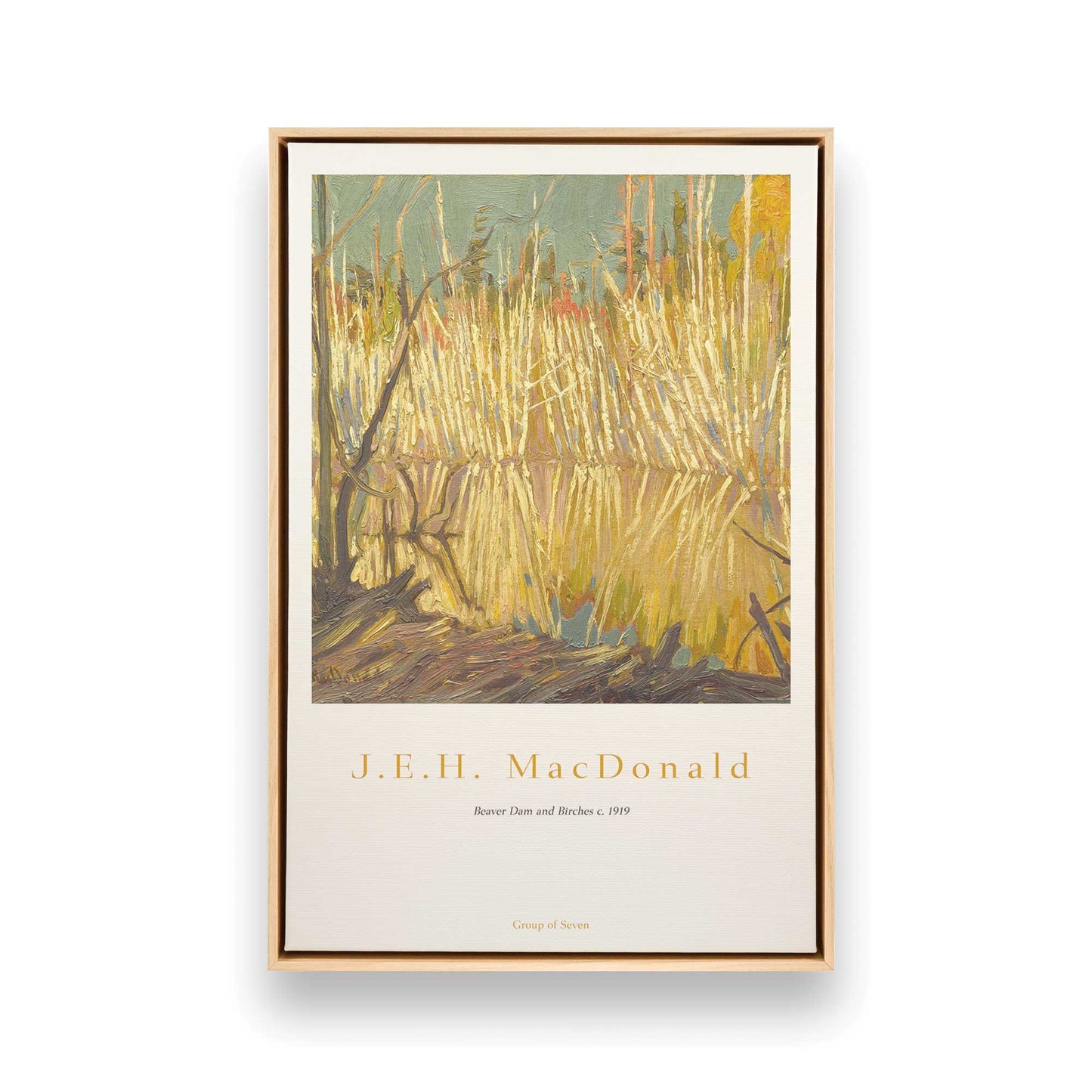 [Color:American Maple], Picture of art in a American Maple frame