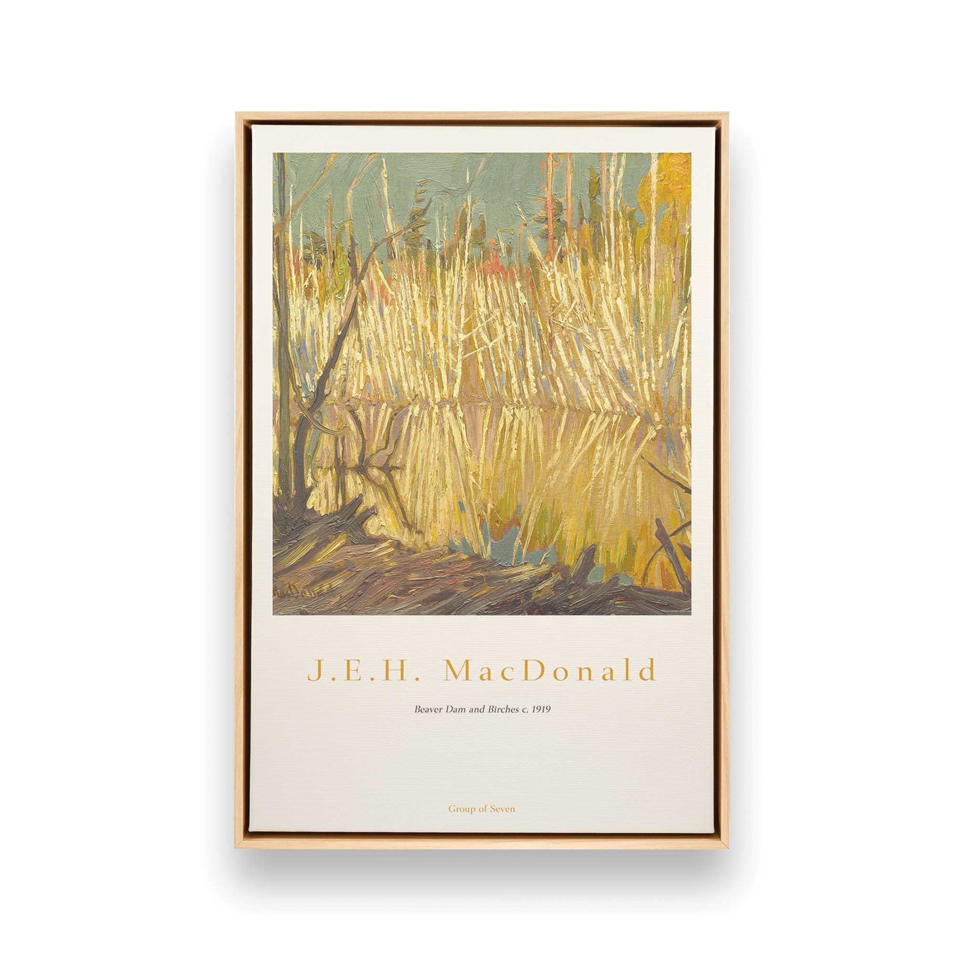 [Color:American Maple], Picture of art in a American Maple frame