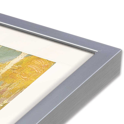 [Color:Polished Chrome], Picture of art in a Polished Chrome frame at an angle