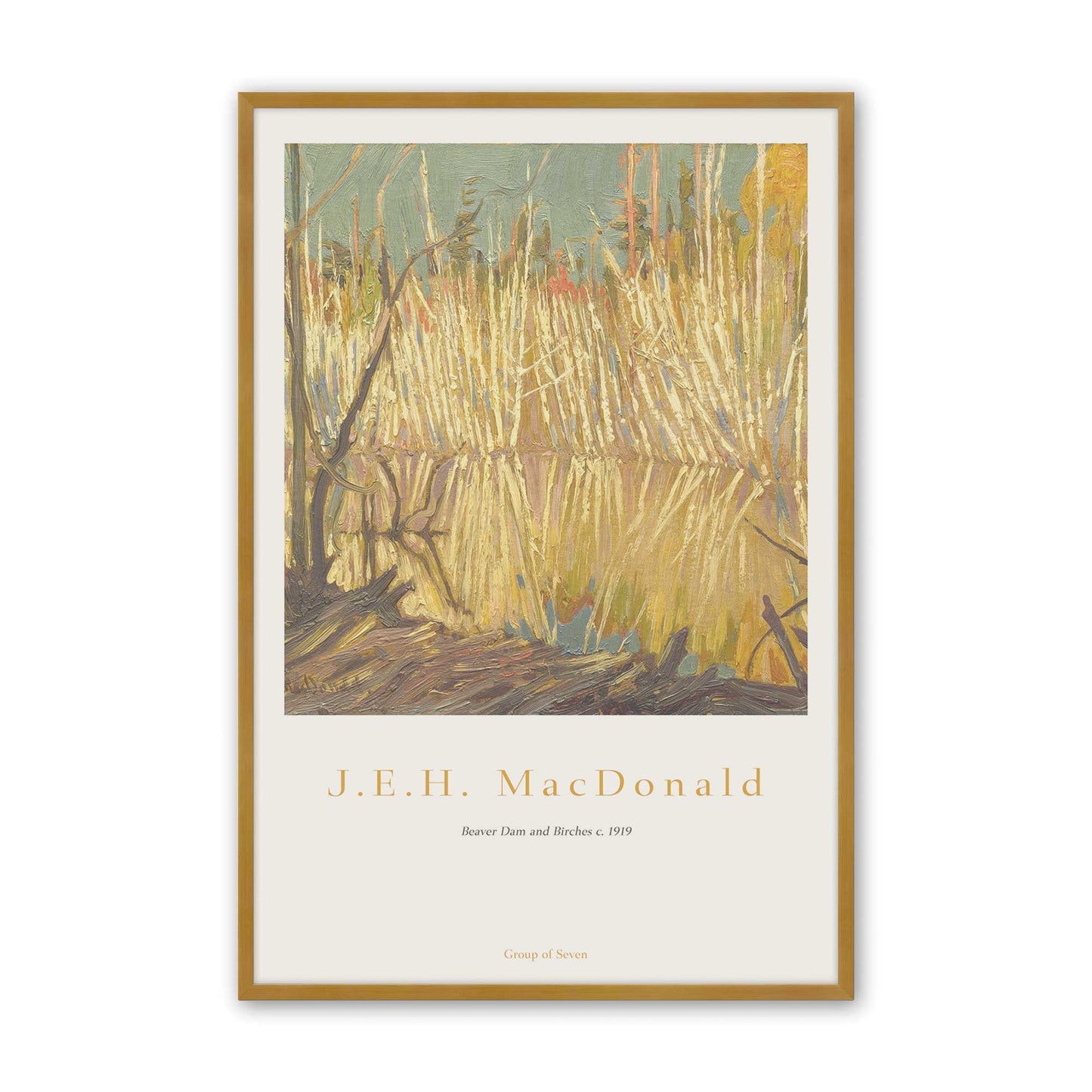[Color:Polished Gold], Picture of art in a Polished Gold frame