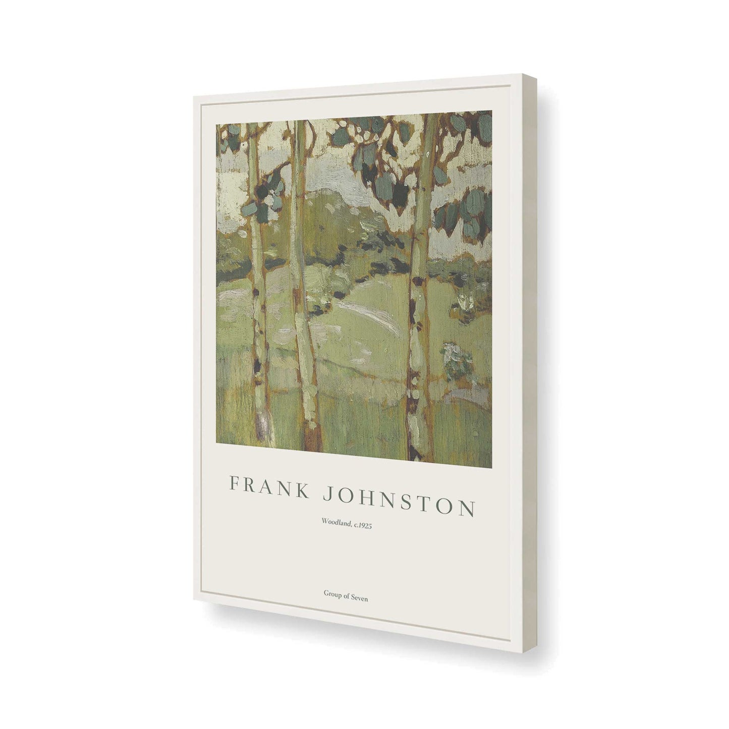 [Color:Opaque White], Picture of art in a Opaque White frame of the corner