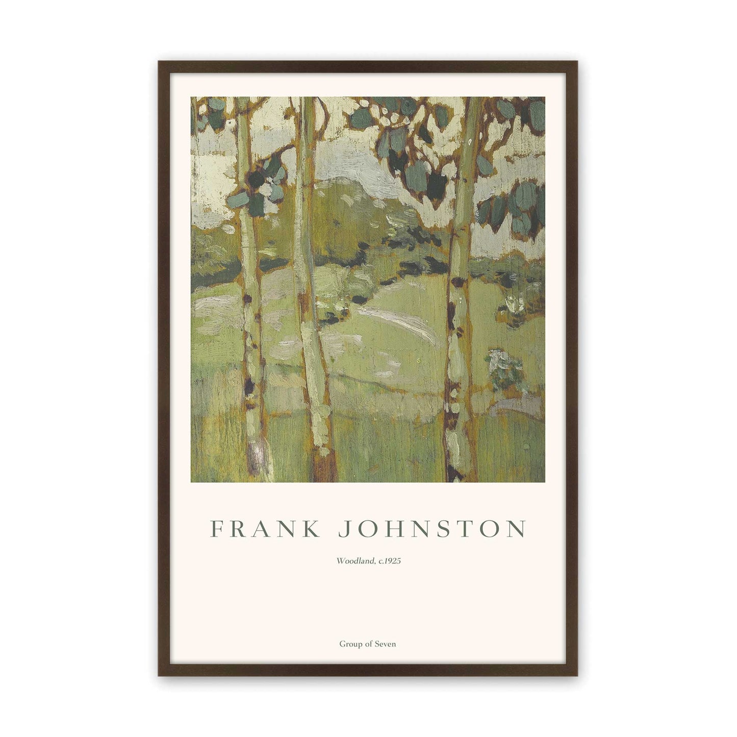 [Color:Brown], Picture of art in a Brown frame