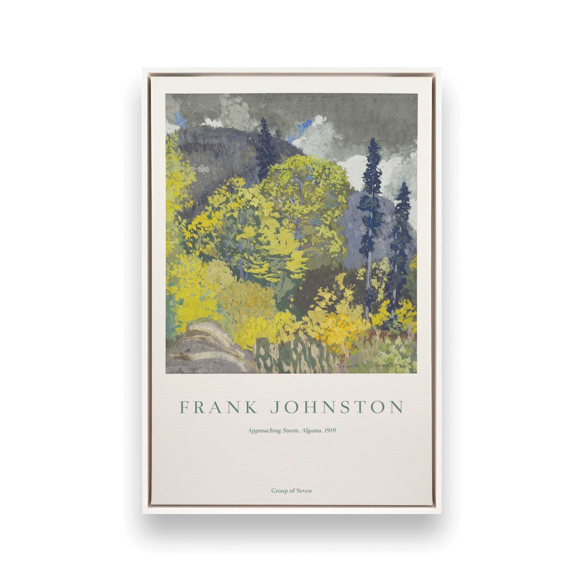[Color:Opaque White], Picture of art in a White frame