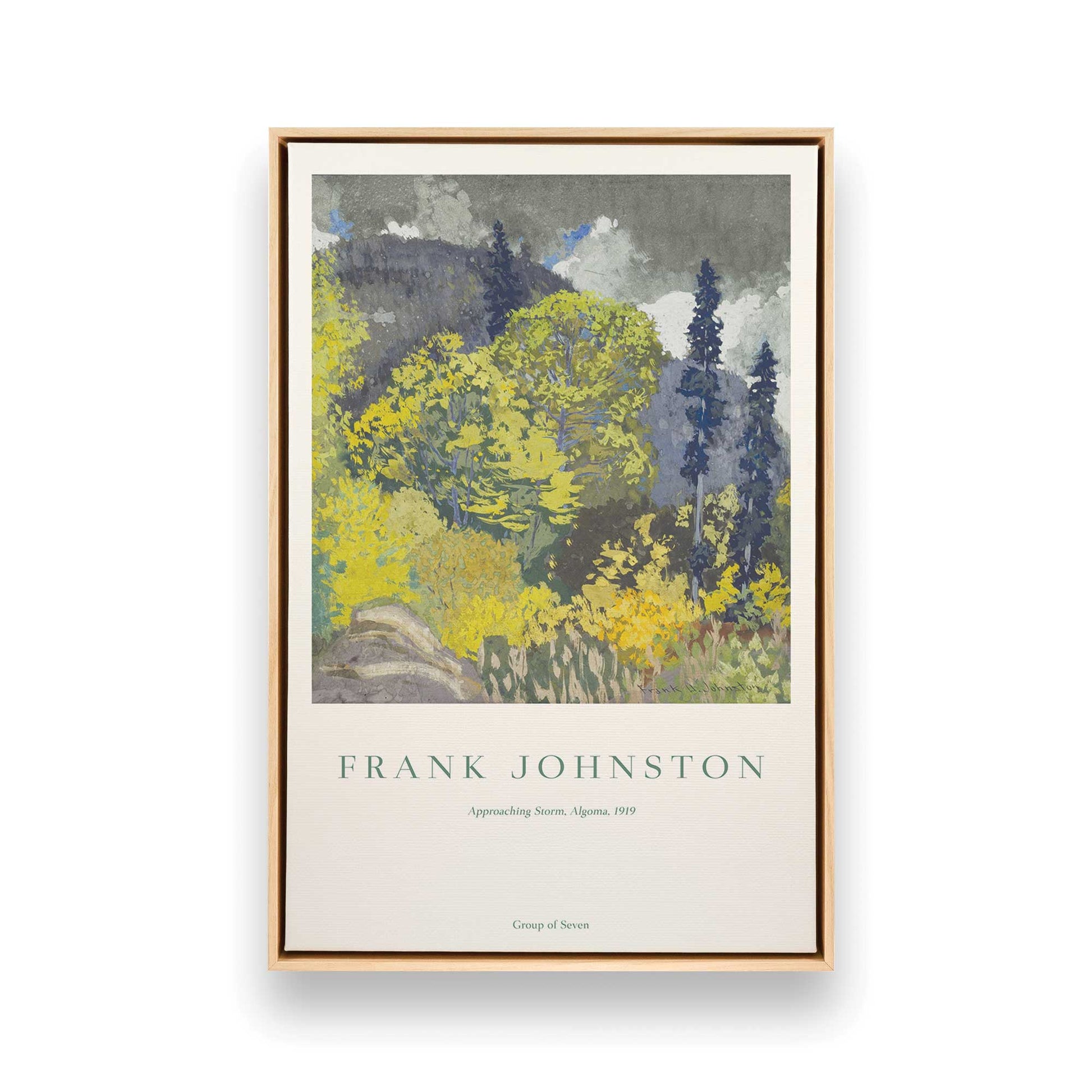 [Color:American Maple], Picture of art in a American Maple frame