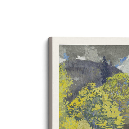[Color:Stretched Canvas], Picture of the corner of the art