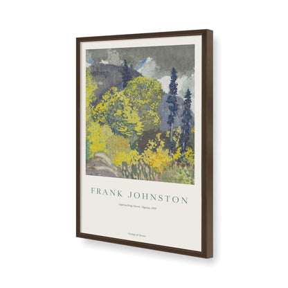 [Color:Belvinder Brown], Picture of art in a Belvinder Brown frame of the corner