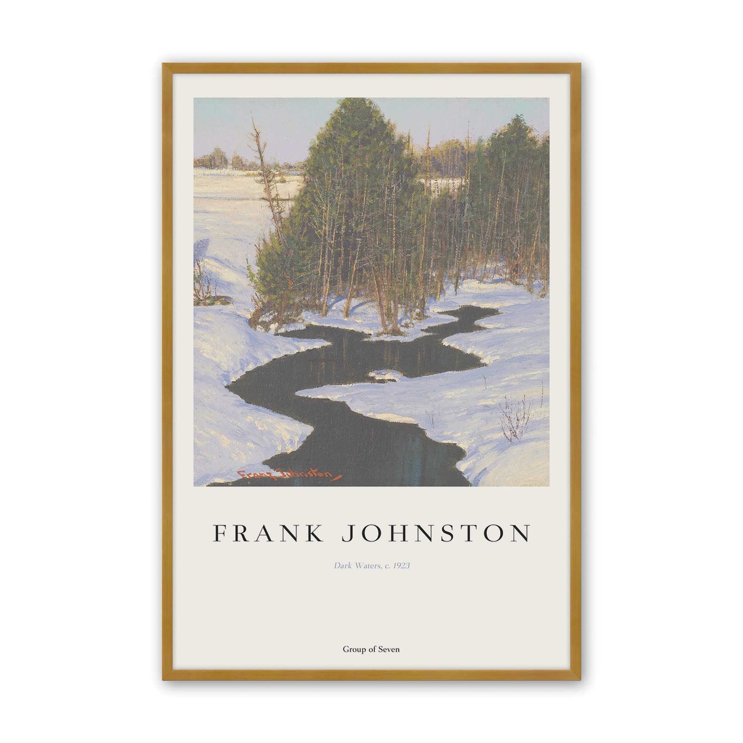 [Color:Polished Gold], Picture of art in a Polished Gold frame