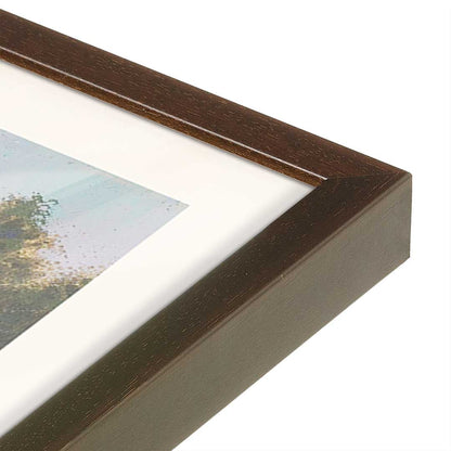 [Color:Belvinder Brown], Picture of art in a Belvinder Brown frame at an angle