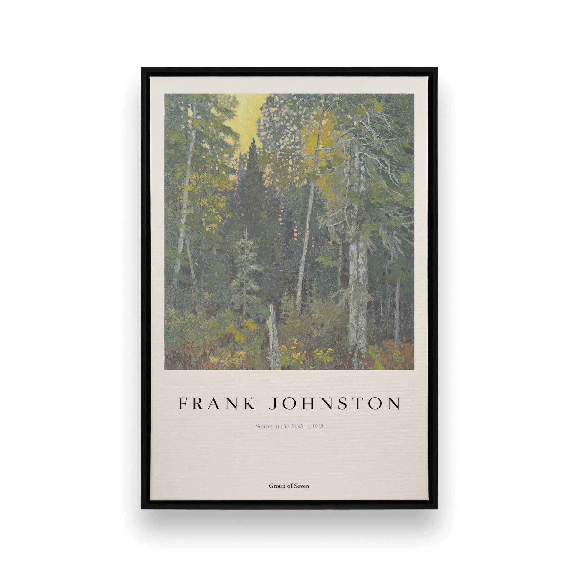[Color:Satin Black], Picture of art in a Satin Black frame