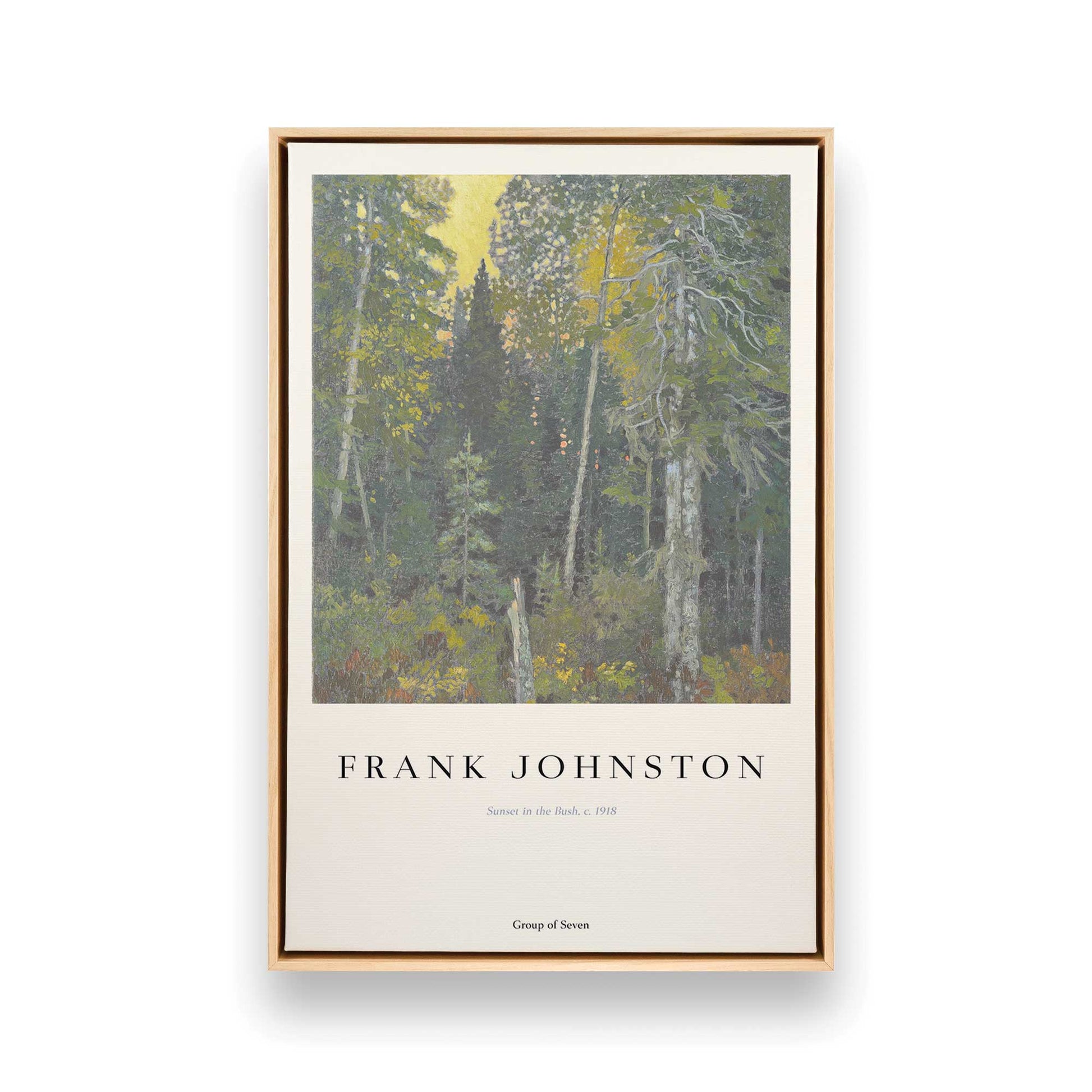 [Color:American Maple], Picture of art in a American Maple frame