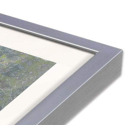 [Color:Polished Chrome], Picture of art in a Polished Chrome frame at an angle