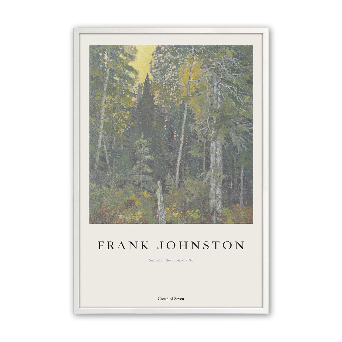 [Color:Opaque White], Picture of art in a Opaque White frame