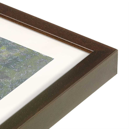 [Color:Belvinder Brown], Picture of art in a Belvinder Brown frame at an angle