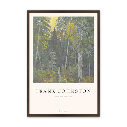 [Color:Belvinder Brown], Picture of art in a Belvinder Brown frame