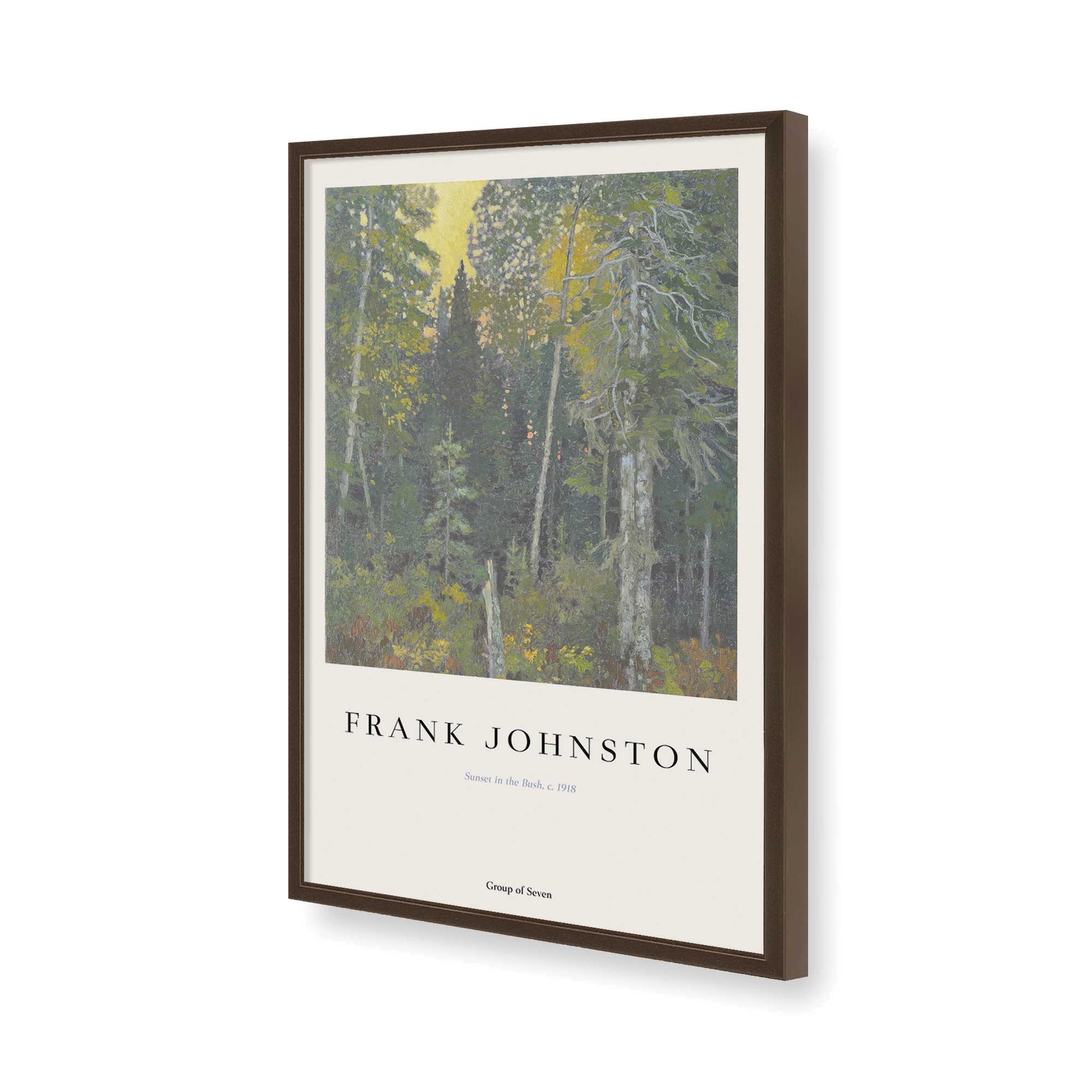 [Color:Belvinder Brown], Picture of art in a Belvinder Brown frame of the corner