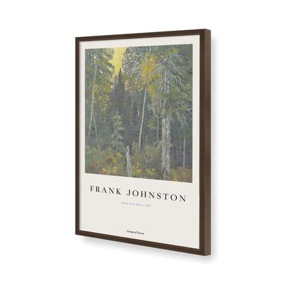 [Color:Belvinder Brown], Picture of art in a Belvinder Brown frame of the corner