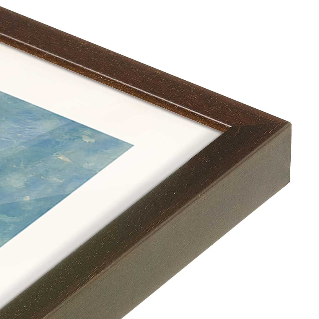 [Color:Belvinder Brown], Picture of art in a Belvinder Brown frame at an angle
