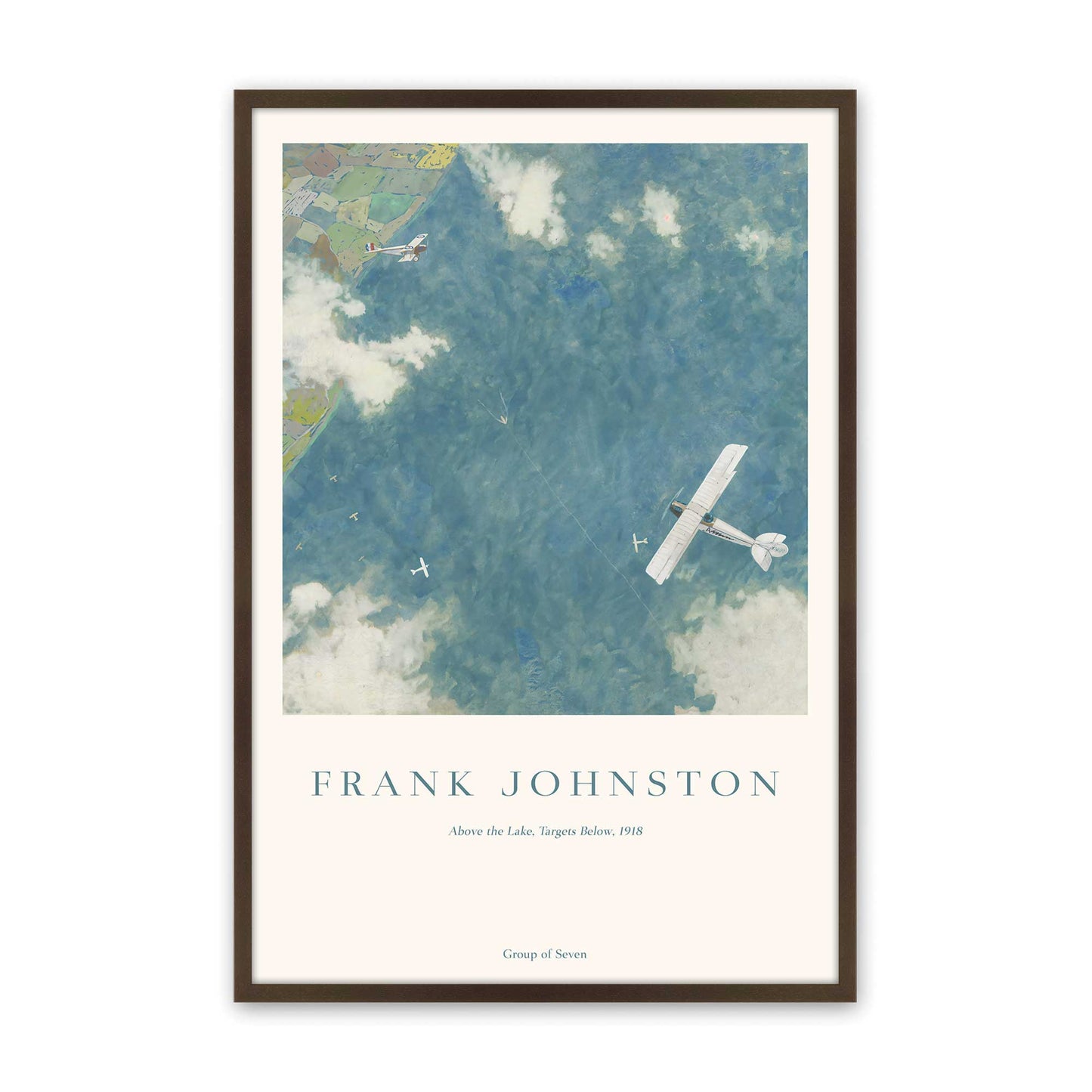 [Color:Brown], Picture of art in a Brown frame