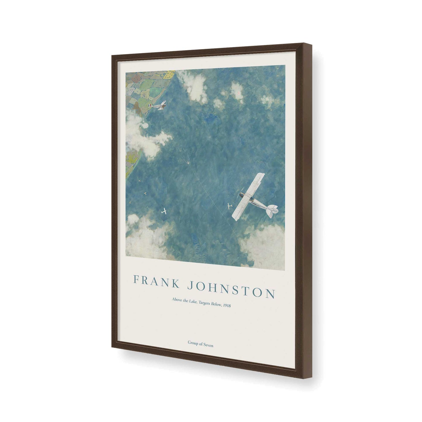 [Color:Belvinder Brown], Picture of art in a Belvinder Brown frame of the corner