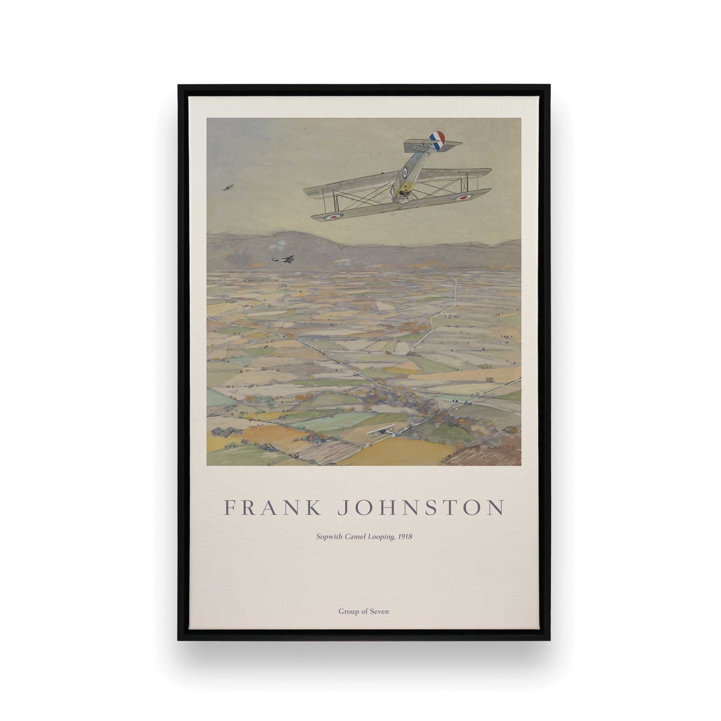 [Color:Satin Black], Picture of art in a Satin Black frame