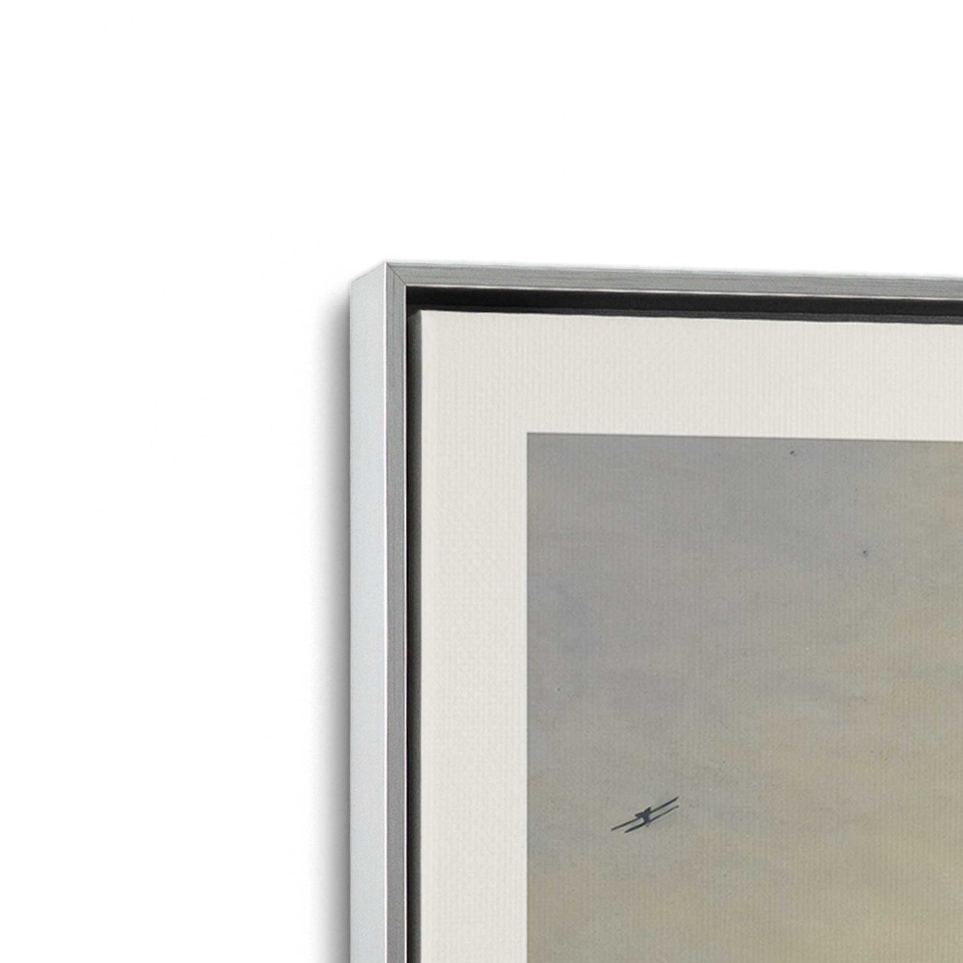 [Color:Polished Chrome], Picture of art in a Polished Chrome frame at an angle
