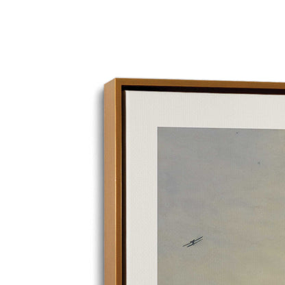 [Color:Polished Gold], Picture of art in a Polished Gold frame at an angle