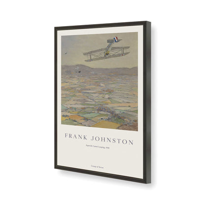 [Color:Satin Black], Picture of art in a Satin Black frame of the corner