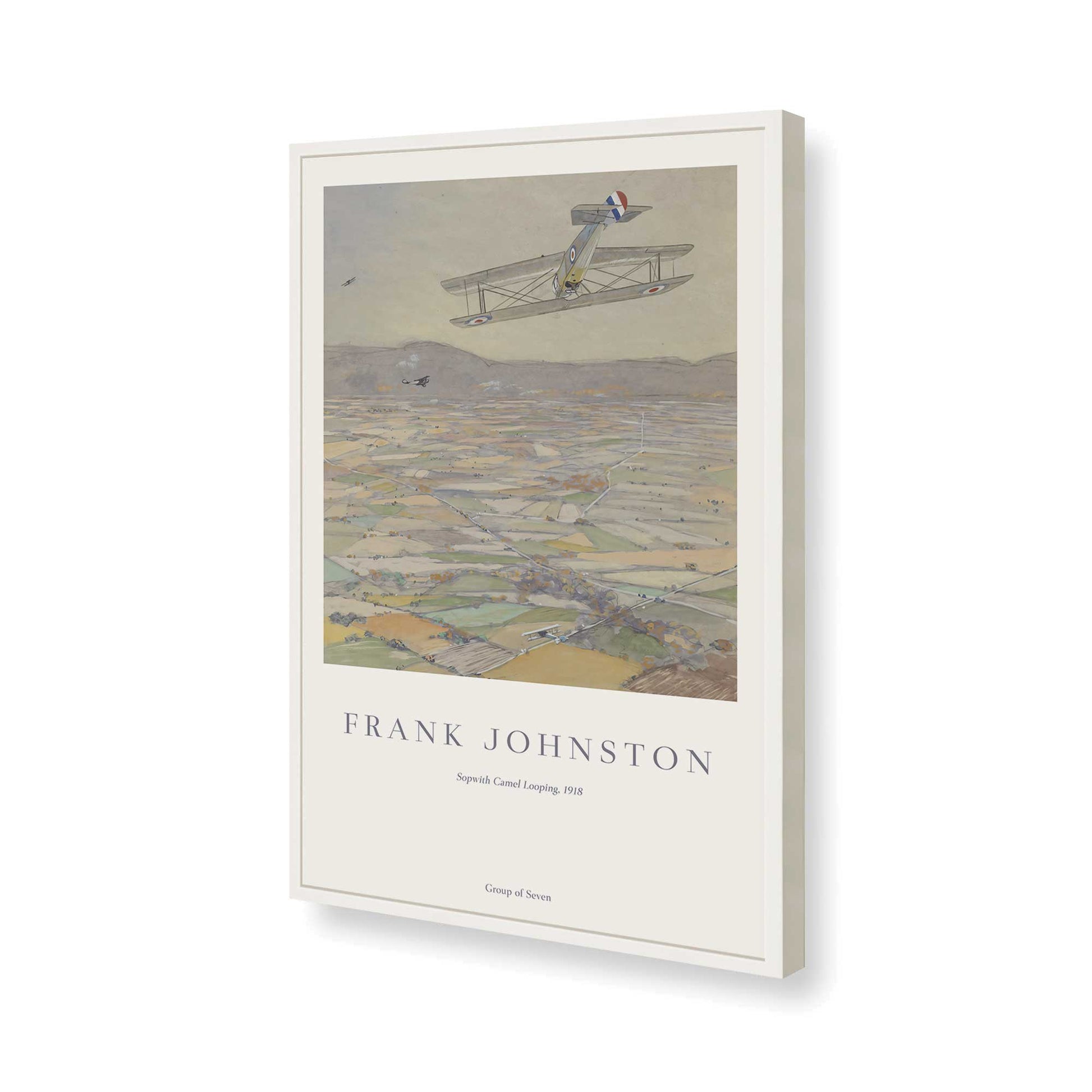 [Color:Opaque White], Picture of art in a Opaque White frame of the corner