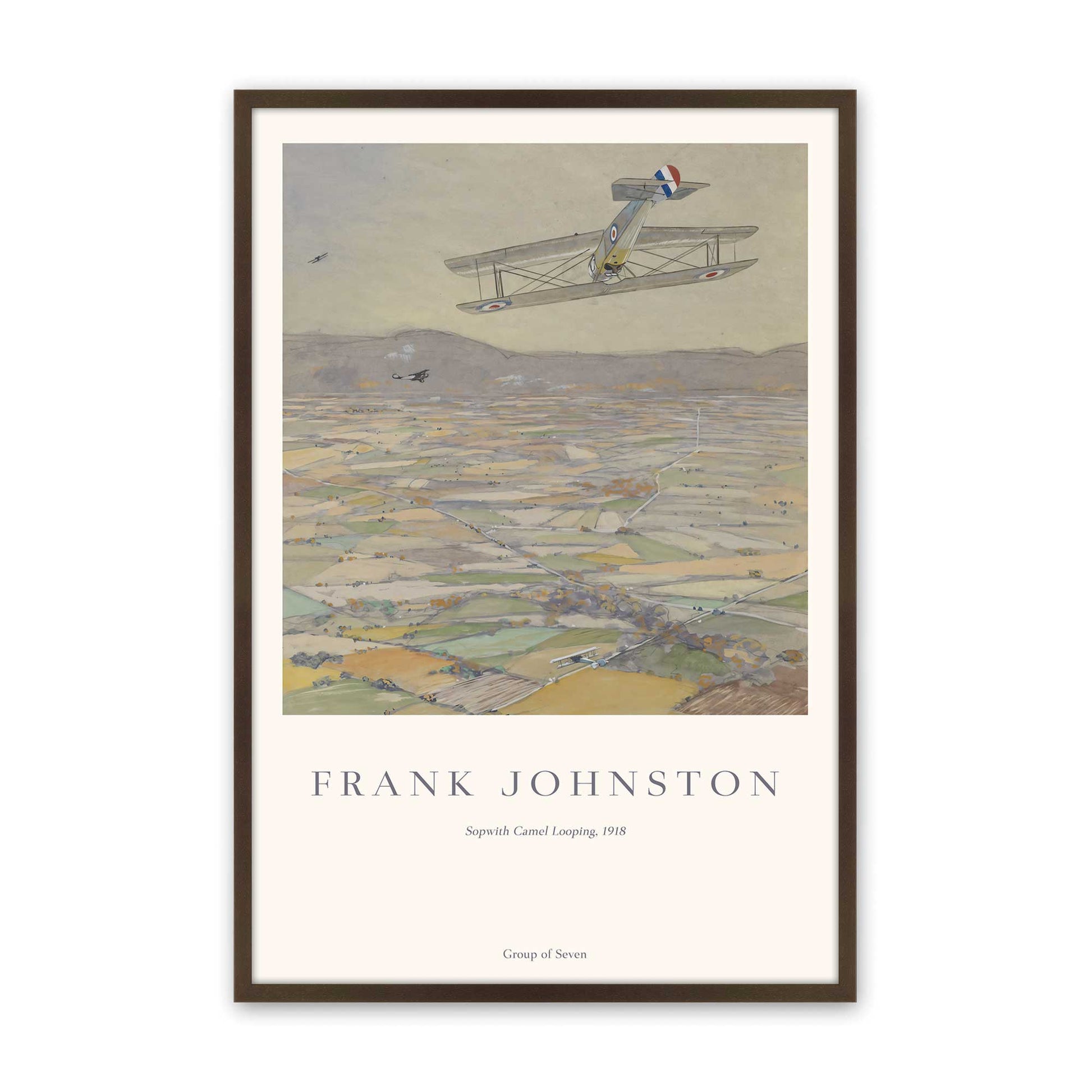 [Color:Belvinder Brown], Picture of art in a Belvinder Brown frame