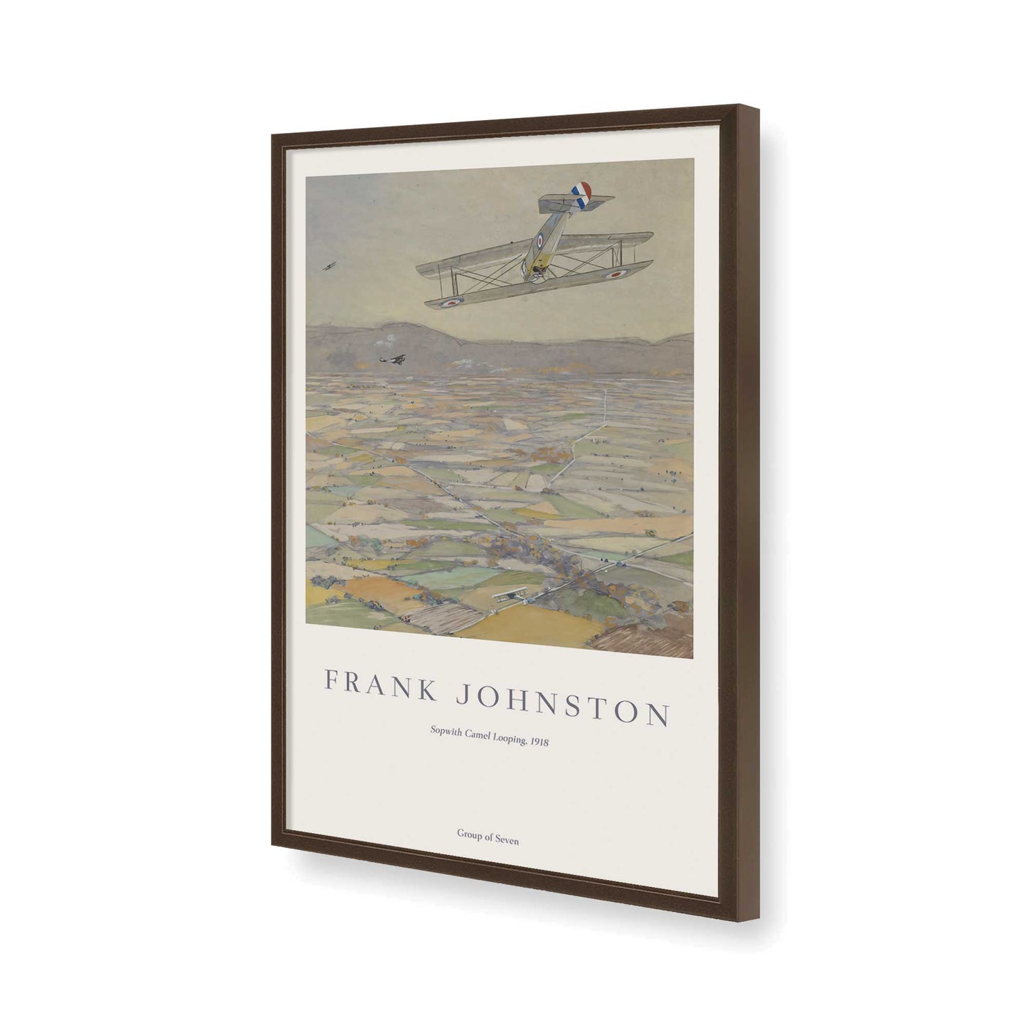 [Color:Belvinder Brown], Picture of art in a Belvinder Brown frame of the corner